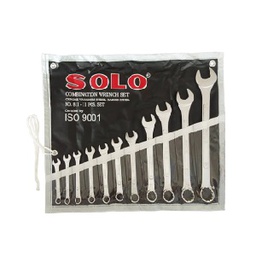 ชุดประแจแหวนข้างปากตาย SOLO No.814S Combination wrench set , 8-24 mm. (14pcs/ea)