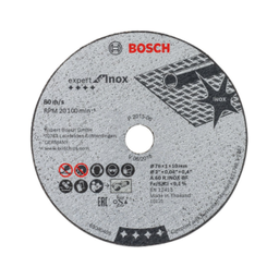 ใบตัดสแตนเลส BOSCH No.2608601520 Stainless Cutting Disc , 3&quot; 105x1x16 mm. (5pcs)