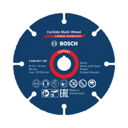 ใบตัดอเนกประสงค์ BOSCH No.2608901201 Carbide Multi Wheel : EXPERT , 4&quot;