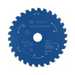 ใบเลื่อยวงเดือนสำหรับสแตนเลส BOSCH No.2608644531 Circular Saw blade (Expert for stainless Steel) , 5.5&quot; x 30T