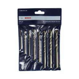 ชุดดอกเจาะปูน BOSCH No.2608578156 Concrete Drill Bit Set : CYL-2 , 3 - 10 mm. (8 Pcs)