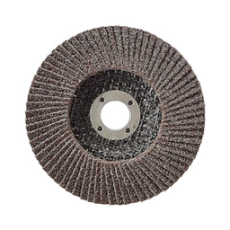 จานทรายเรียงซ้อนหลังแข็ง BOSCH No.2608619333 Rigid Flap disc : X433 (G36) , 4&quot; 100 x 16mm.