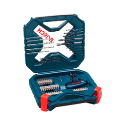 ชุดดอกสว่านและดอกไขควง BOSCH No.2607017507 Classic Drill and Screwdriver Bit Set : X-Blue Line (54 Pcs)