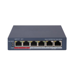 อุปกรณ์กล้องวงจรปิด HIKVISION No.HVS-3E1106P-EI/M Hikvision Switch POEs 100Mbps Managed , 4Port