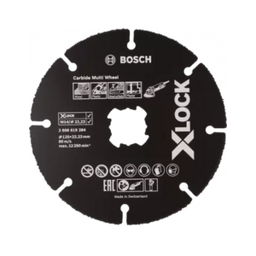 ใบตัดอเนกประสงค์ BOSCH No.2608619284 X-LOCK Carbide Multi Wheel , 125mm.