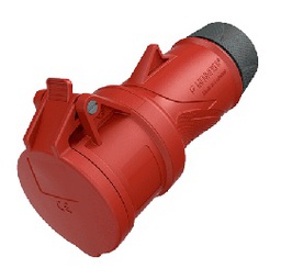 [E11940] ปลั๊กตัวเมีย MENNEKES No.562 AM-TOP Red Cable Mount  Industrial Power Socket, Rated At 32A , 3P+N+E IP67