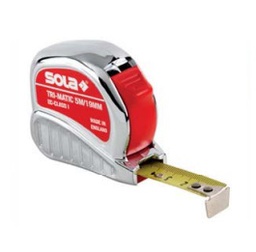 [412005000019] ตลับเมตร SOLA No.TM3 Plasic Short Tape EC-Class 1 , L3 m.