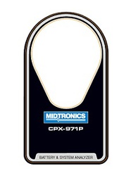 [414004000033] MIDTRONICS NO.134-000893 Overlay for CPX-971 AP Battery