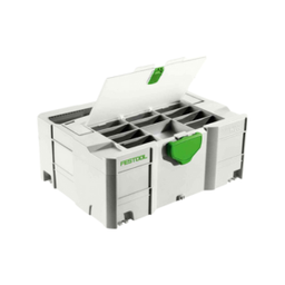 [011000000369] กล่องเครื่องมือ FESTOOL NO.005.24.860 SYSTAINER T-LOC WITH LID SYS 2 TL-DF 396x296x157.5 mm.