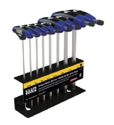 [102046063010] KLEIN NO.JTH68MB Set T-Handie Ball Hex-Keywith Stand- Metric 6 length (8 pcs.) Size 2mm.-10mm.