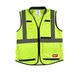 [622002862001] เสื้อเซฟตี้สะท้อนแสง-สีเหลือง MILWAUKEE No.48-73-5081 High Visibility Performance Safety Vests