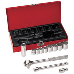 [103001071074] KLEIN NO.65504 12-Piece 3/8-Inch Drive Socket Wrench Set Weight (3.62 IBS)