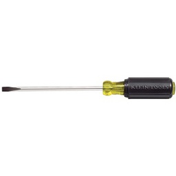 [103002063017] KLEIN NO.605-4 Cabinet Tip Screwdrivers HD Round Shanks size 6mm x 4&quot; (102mm)