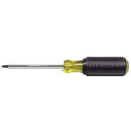 [103020063010] KLEIN NO.661B Wire Bending Square Recess Tip Screwdrivers Round shank size #1 x 4&quot; (102mm.)