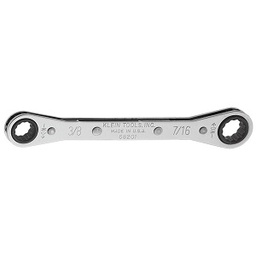 [104014063009] KLEIN NO.68201 Ratcheting Box Wrenchs size 3/8x7/16