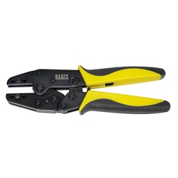 [104014063044] KLEIN NO.VDV200-010 Ratcheting Crimper frame Yellow/Black Size 8.8&quot;