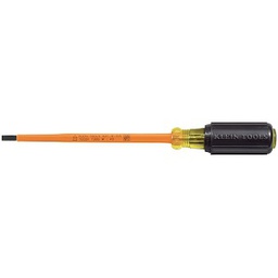 [124030063005] KLEIN NO.601-6-INS Insulated Cabinet Tip Screwdrivers Size 6&quot; (152mm.)