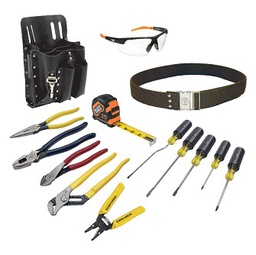 [121003063004] KLEIN NO.80014 14-Piece Electrician Tool Set