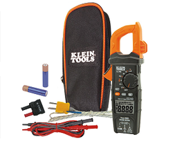 [424002063013] KLEIN NO.CL210 Digital Clamp Meter AC Auto-Ranging Temp, 400A AC, CAT III 600V