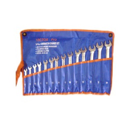 [102050309003] ชุดประแจแหวนข้างปากตาย VICTOR-PRO No.8-24SET11 Combination wrench set , 8-24mm. (11pcs/ea)