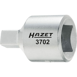 [001000000420] ลูกบล๊อก HAZET No.3702 Square Profile Oil Service Screwdriver Socket - Chrome-Plated