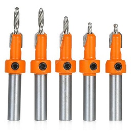 [004000000352] ดอกเจาะไม้ Drill Bit Countersink Wood Drill Bit Set Cordless Step Drill Bits for Metal Woodworking 2.8 x 10 mm.