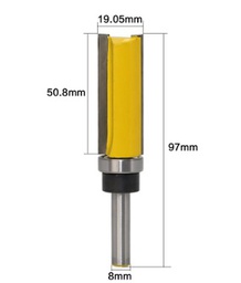 [004000000336] ดอกเร้าเตอร์ชนิดลูกปืนบน Milling Woodworking cutter bit 