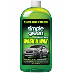 [706001103042] SIMPLE GREEN NO.43270 Car Wash &amp; Wax Concentrate Bottle Size 20 oz. (591 mL)