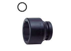 [101321071006] KOKEN NO.18405M-22 1&quot;Dr. Impact Sockets 22mm. 12P ลูกบ๊อกซ์ลม สั้น