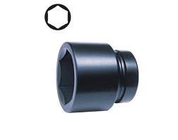 [101391071038] KOKEN NO.17400A-5 1.1/2&quot;Dr. Impact Sockets 5&quot; 6P ลูกบ๊อกซ์ลมสั้น