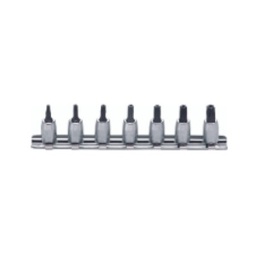 [001000000398] ชุดบ๊อกซ์เดือยโผล่ท๊อกซ์ KOKEN NO.RS2025/7-L28 Dr. Set Tamper Resistant Torx Bit Socket , 1/4&quot; (7pcs/ea)