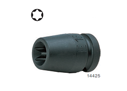 [101218071001] KOKEN NO.14425-E10 1/2&quot;Dr. Torx Impact Socket E10 ลูกบ๊อกซ์ลม สั้น ท๊อกซ์