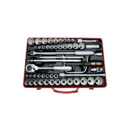 [101147071024] ชุดบ็อกซ์  KOKEN NO.4274AMW+C 1/2&quot;Dr. Set Socket in Metal Box ,12P / 51 pcs/set ( Imperial / Metric )