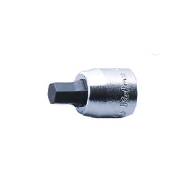 [101055071003] บ็อกซ์เดือยโผล่หกเหลี่ยม KOKEN NO.2010M-L25-4 1/4&quot;Dr. Index Bit Socket, 25mm., 4mm.