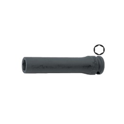 [101111071018] ลูกบ๊อกซ์ลมยาว KOKEN NO.13301A-7/16 3/8&quot;Dr. Impact Socket Thin Walled, Size 7/16&quot; 6P