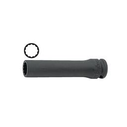 [101114071003] ลูกบ๊อกซ์ลมยาว KOKEN NO.13306M-10 3/8&quot;Dr. Impact Deep Socket Thin wall 10mm. 12P