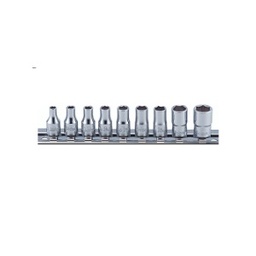 [101001017017] KOKEN NO.RS2405A/10 1/4&quot;Dr. Set Socket Aerospace Standard 12P 10pcs.