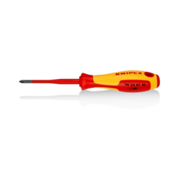 [103003345006] KNIPEX NO.98 24 01 SL Screwdriver (Slim) for Cross-Recessed Screws, Size 187mm.