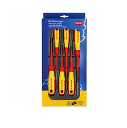 [103011345001] KNIPEX NO.00 20 12 V05 VDE Screwdriver Set PlusMinus / Slotted