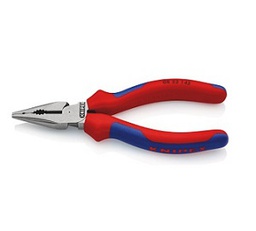 [104002345004] KNIPEX NO.08 22 145 Needle-Nose Combination Pliers, 145mm.