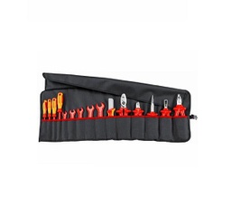 [104009345001] KNIPEX NO.98 99 13 Insulated Tool Roll 15 Part