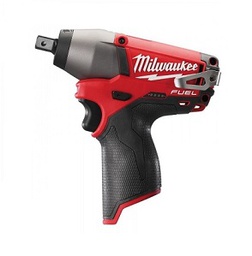 [209001862007] บล็อกกระแทกไร้สาย MILWAUKEE NO.M12CIW12-0 Impact Wrench ,1/2&quot; 12V. (Body only)