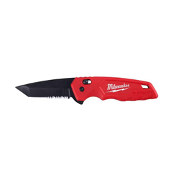 [110004862035] มีดพับฟันเลื่อยระบบสปริงเปิด-ปิด MILWAUKEE No.48-22-1530 Fastback Spring Assisted Serrated Knife