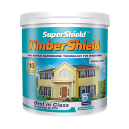 [C01639] สีน้ำอะครีลิคทาไม้ ภายนอก TOA No.T-001 SUPERSHIELD TIMBERSHIELD , 1 GL. (WHITE)