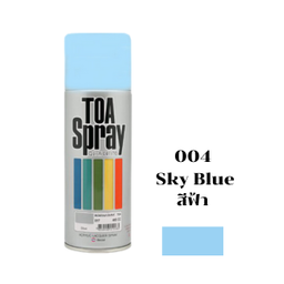 [C02068] สีสเปรย์ TOA No.004 Spray paint : SKY BLUE , 400cc