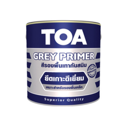 [C03218] สีรองพื้นเทากันสนิม TOA No.#2010 GREY PRIMER , 5 GL.