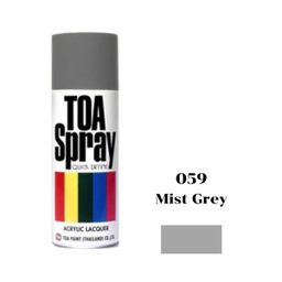 [C00571] สีสเปรย์ TOA No.059 Spray paint , MIST GREY , 400cc