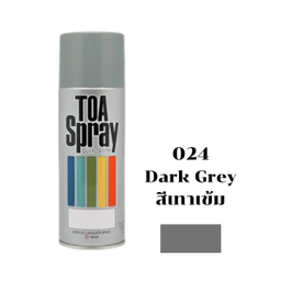 [C02062] สีสเปรย์ TOA No.024 Spray paint : DARK GREY , 400cc