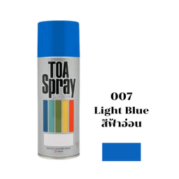 [C01286] สีสเปรย์ TOA No.007 Spray paint : LIGHT BLUE , 400cc