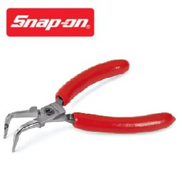 [104002115016] SNAP-ON NO.P92650A 90° Bent Needle Nose Pliers 5&quot; (RED)